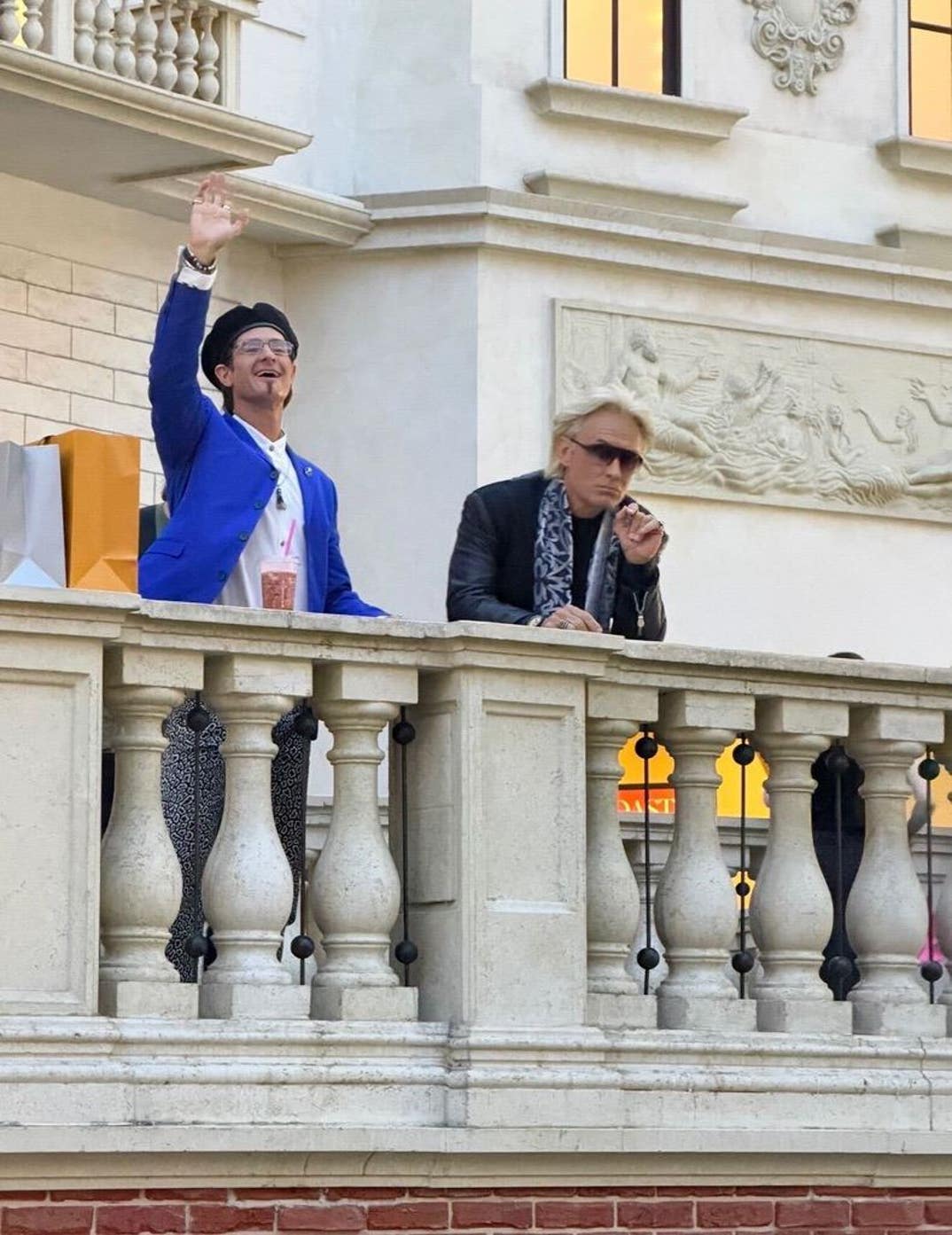 Andrew Garfield Jude Law On Set Of Wild Things 2