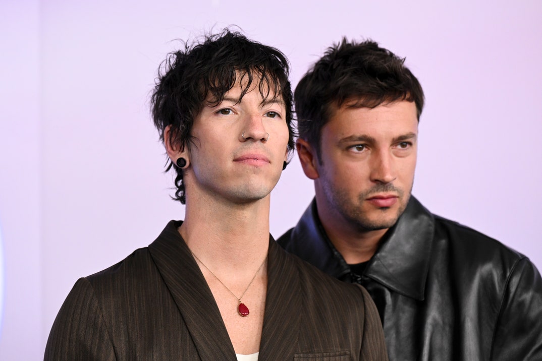 Josh Dun and Tyler Joseph of Twenty One Pilots  GettyImages-2277618065