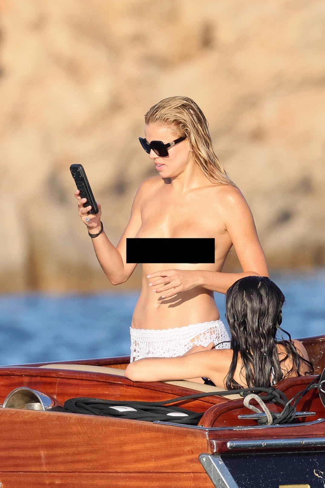 Brooks Nader Topless Family Vacation 1