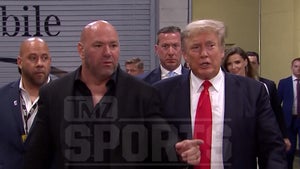 Donald Trump Arriving at McGregor Fight, Cheered by Fans in Exclusive Video