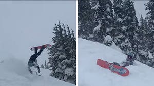 Steve Aoki Comically Fails Snowboarding Backflip Attempt