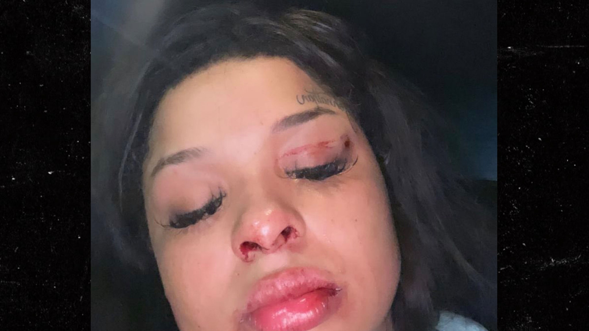 Blueface's GF, Chrisean Rock, Appears to Accuse Him of Domestic Violence