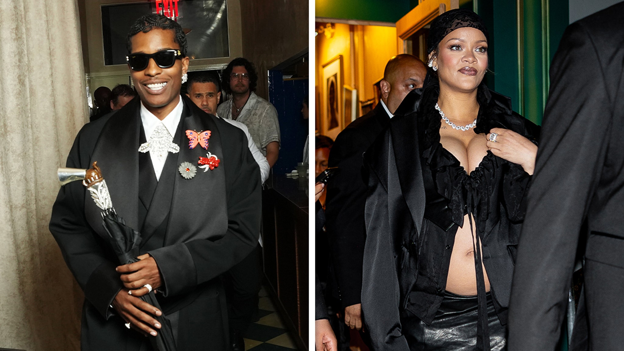Pregnant Rihanna and A$AP Rocky Lead Star-Studded Met Gala After-Party