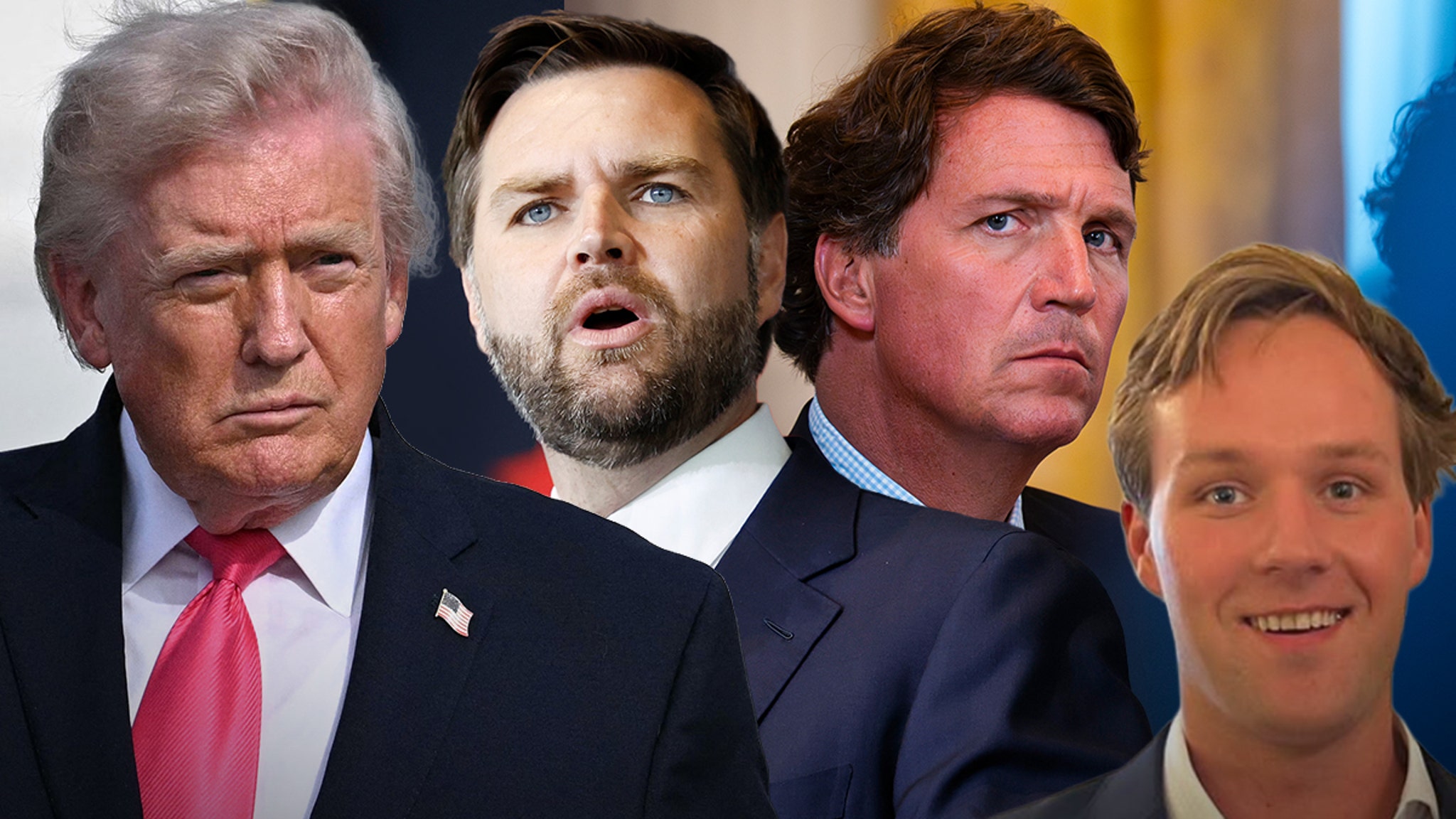 Tucker Carlson's Son Leaving JD Vance's Team Has Nothing to Do With Trump-Dad Rift