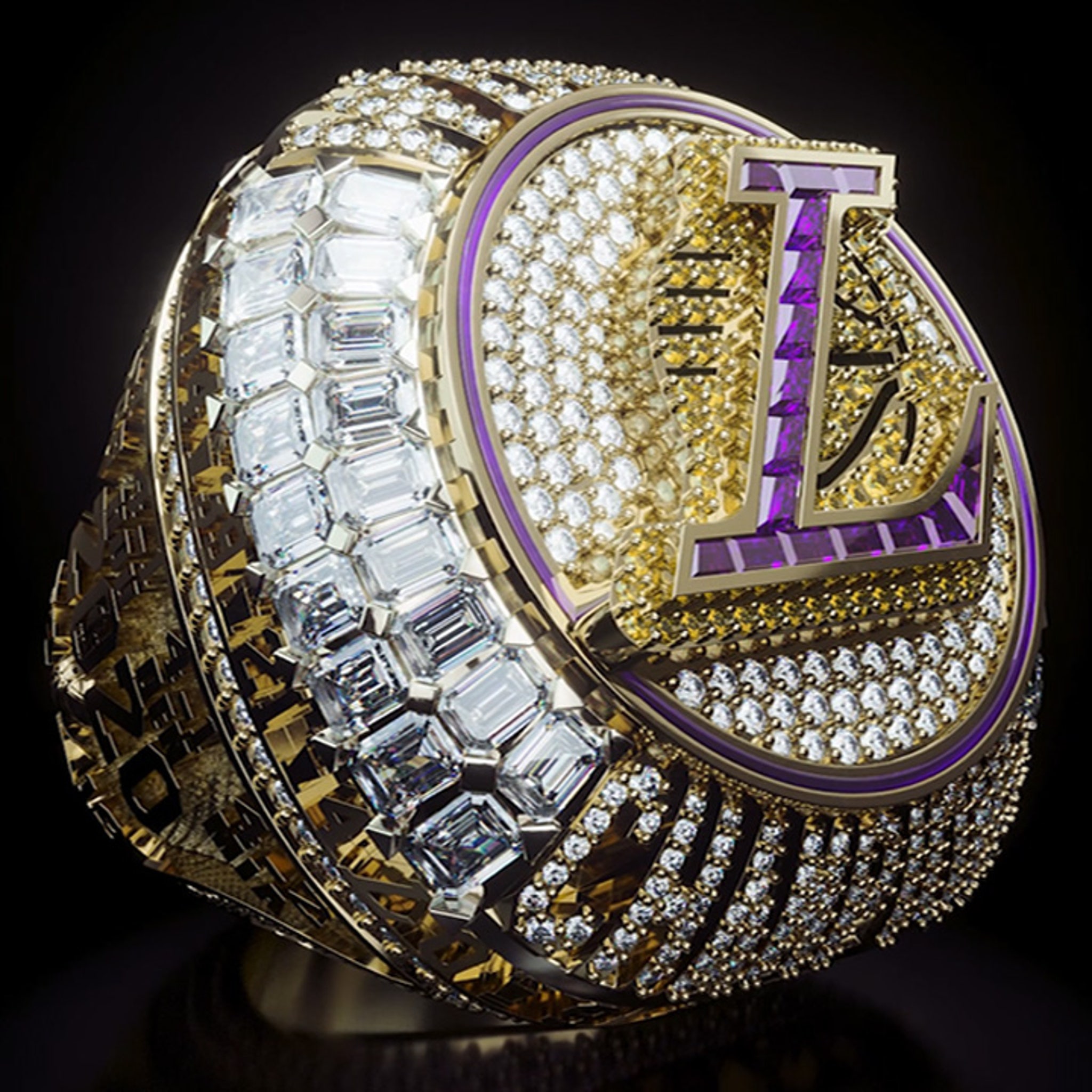 2020 Lakers Championship Ring 2020 Official Version Detachable