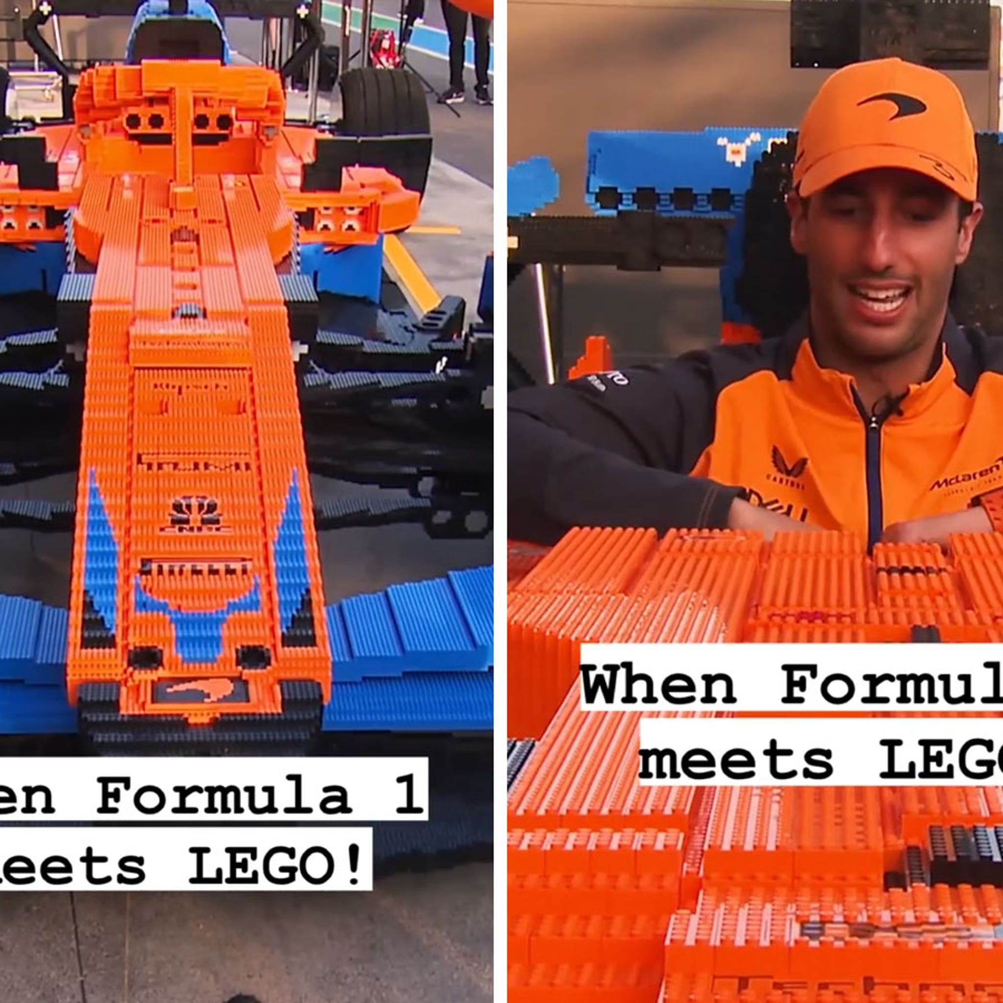 LEGO Makes Life-Size McLaren Formula 1 Racecar, 288k Bricks!