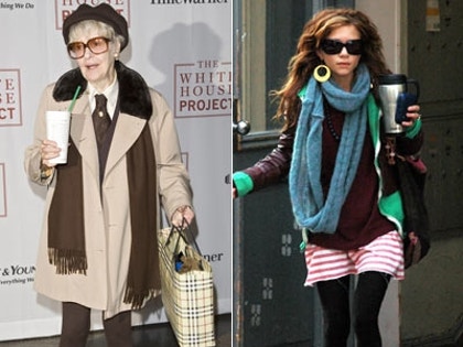 Elaine Stritch and Mary-Kate Olsen