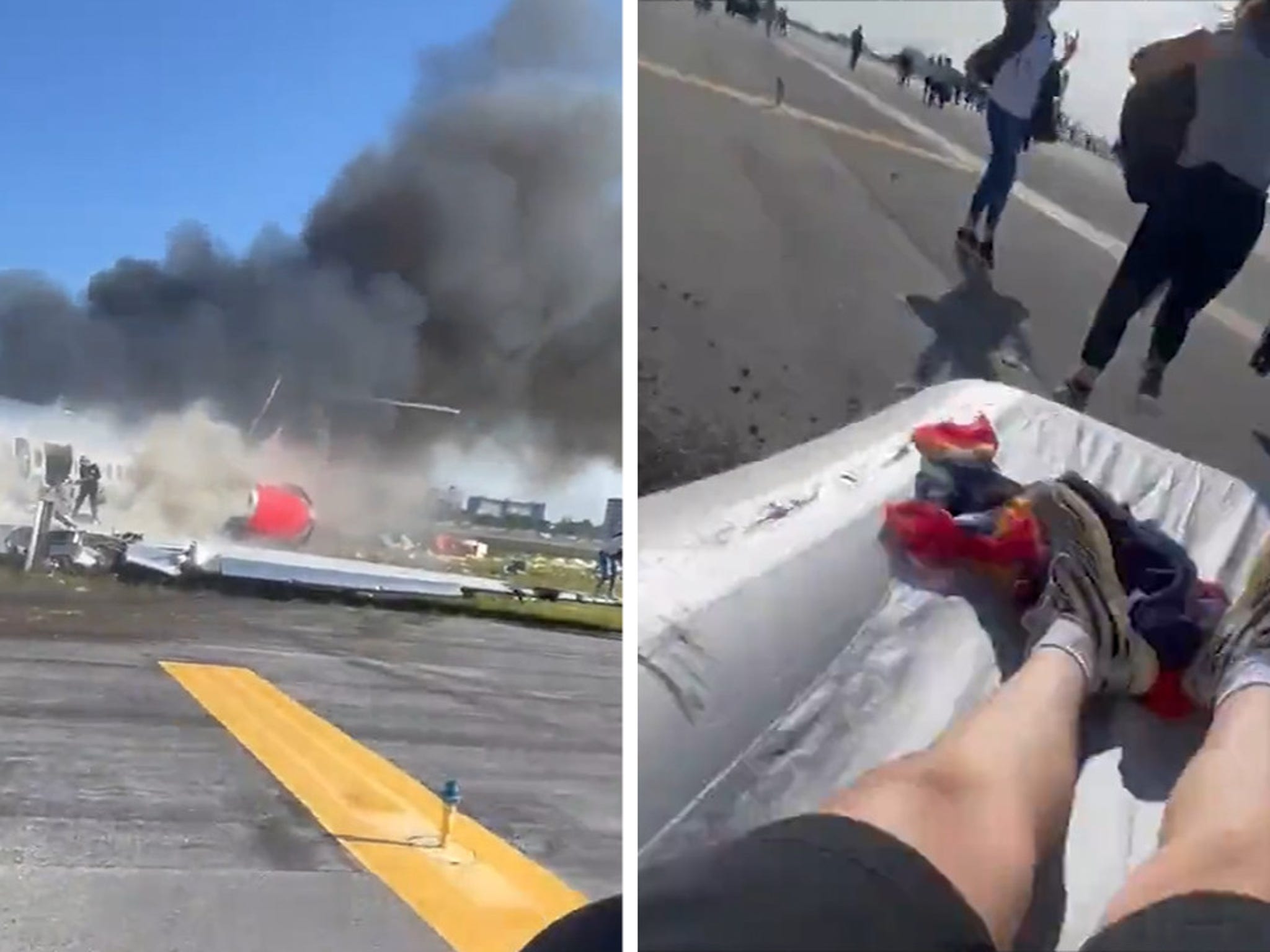 Arsenal Women's plane catches fire on runway to delay return from