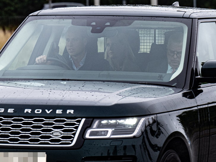 prince william driving to balmoral