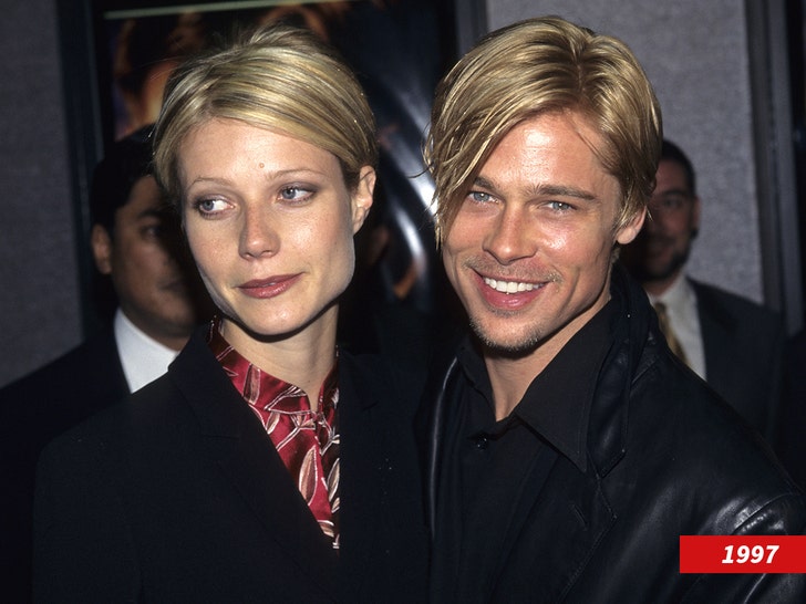 gwyneth and brad pitt getty