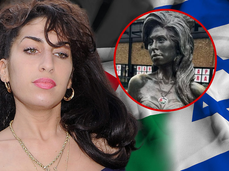 Amy Winehouse Statue at the Camden Town main