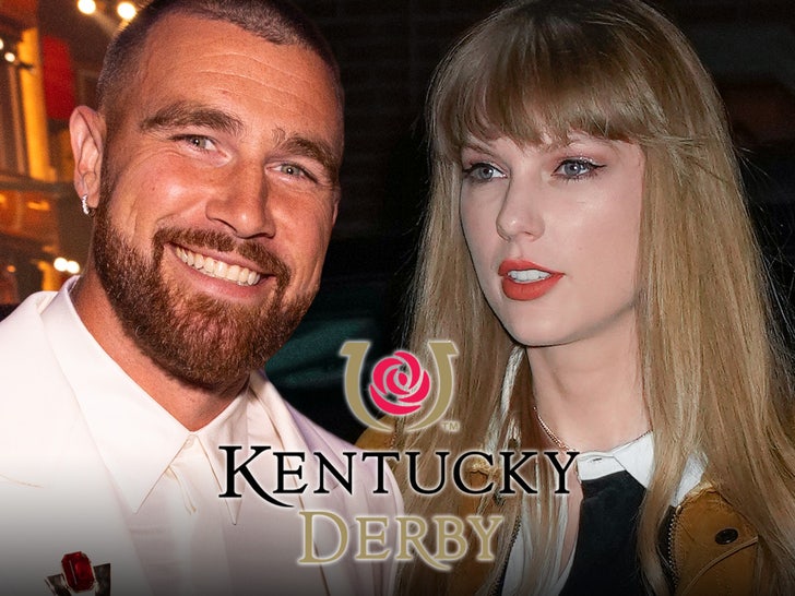 Travis Kelce Arrives at Kentucky Derby in Suit and Fedora, No Taylor Swift