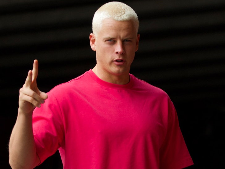 Joe Burrow Debuts Bleached Buzz Cut, Draws Eminem Comparisons