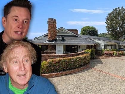 Gene Wilder And Elon Musk Alongside Their Previous Home Exterior