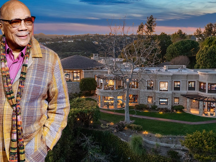Quincy Jones' Bel Air Estate Lists for $59.995M