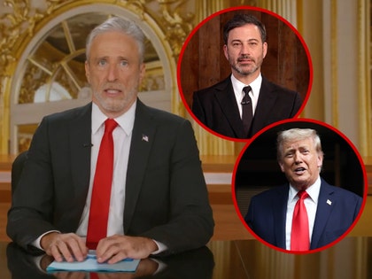 Jon Stewart, Jimmy Kimmel, Donald Trump