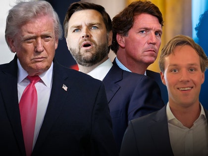 donald trump jd vance tucker carlson and buckley carlson getty insta 1