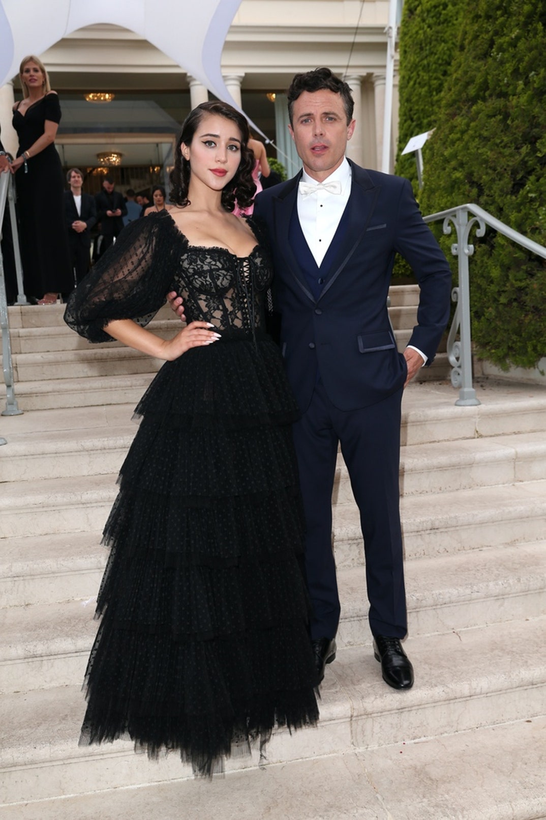 Caylee Cowan and Casey Affleck - Amfar Gala Arrivals - 3