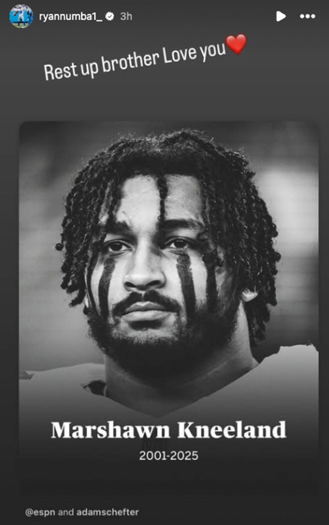 Marshawn Kneeland Social Media Tribute 2