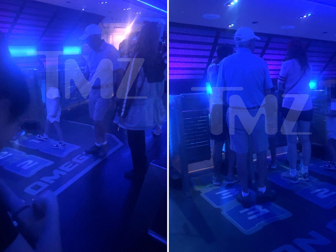 Lindsey Graham boarding Space Mountain