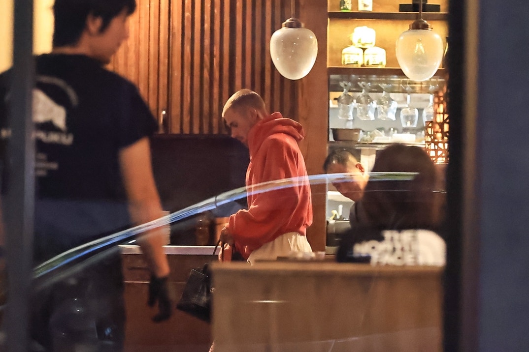 Justin Bieber Lights Up Cigar on Sushi Night With Wife Hailey Bieber 5
