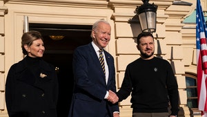 President Biden Visits with Volodymyr Zelenskyy in Ukraine