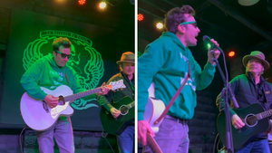 Jimmy Fallon Performs with Local NY Band at Bar on St. Patrick's Day
