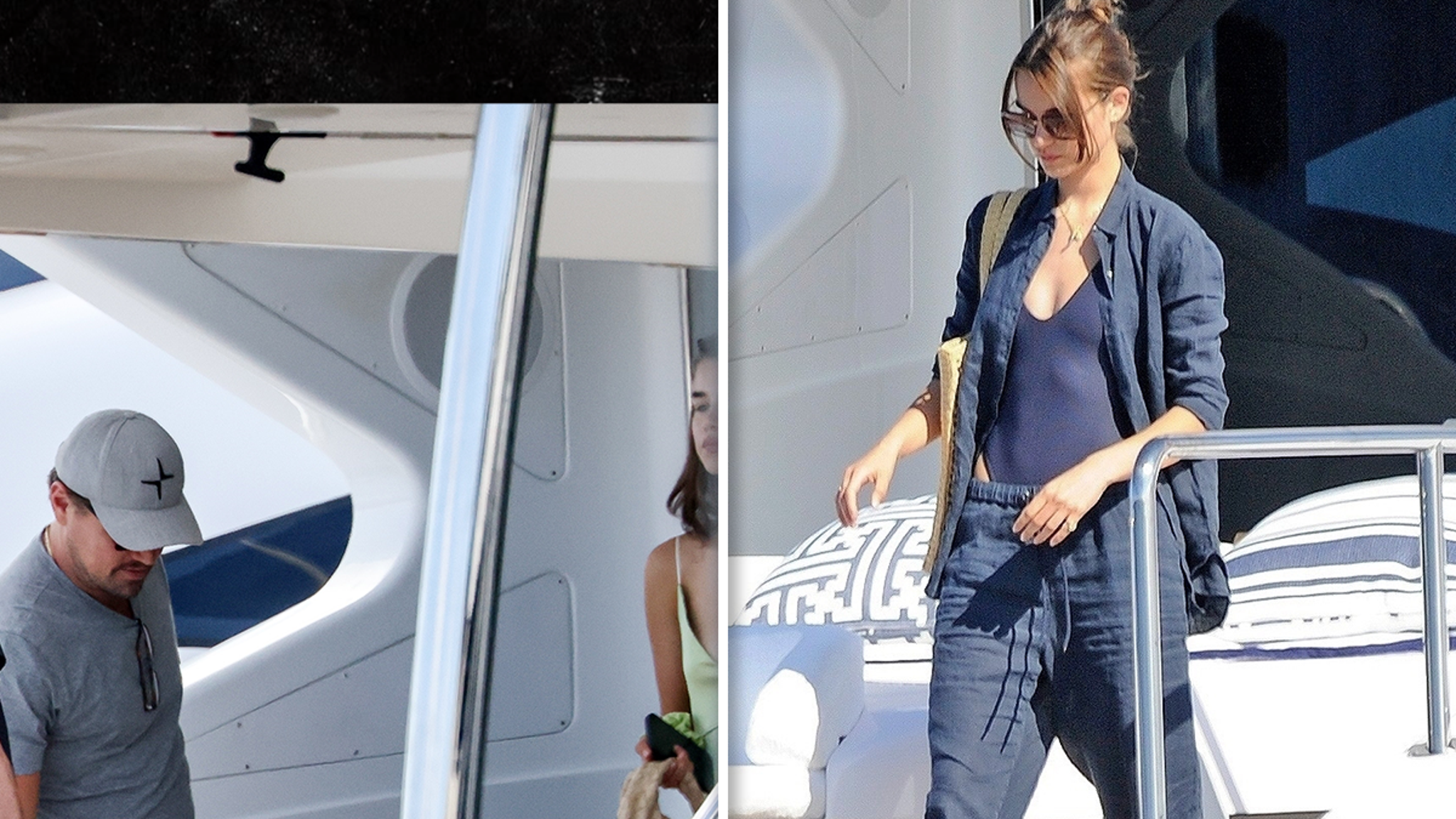 Leonardo DiCaprio Stays on Yacht Overnight With Gigi Hadid’s Model Pal
