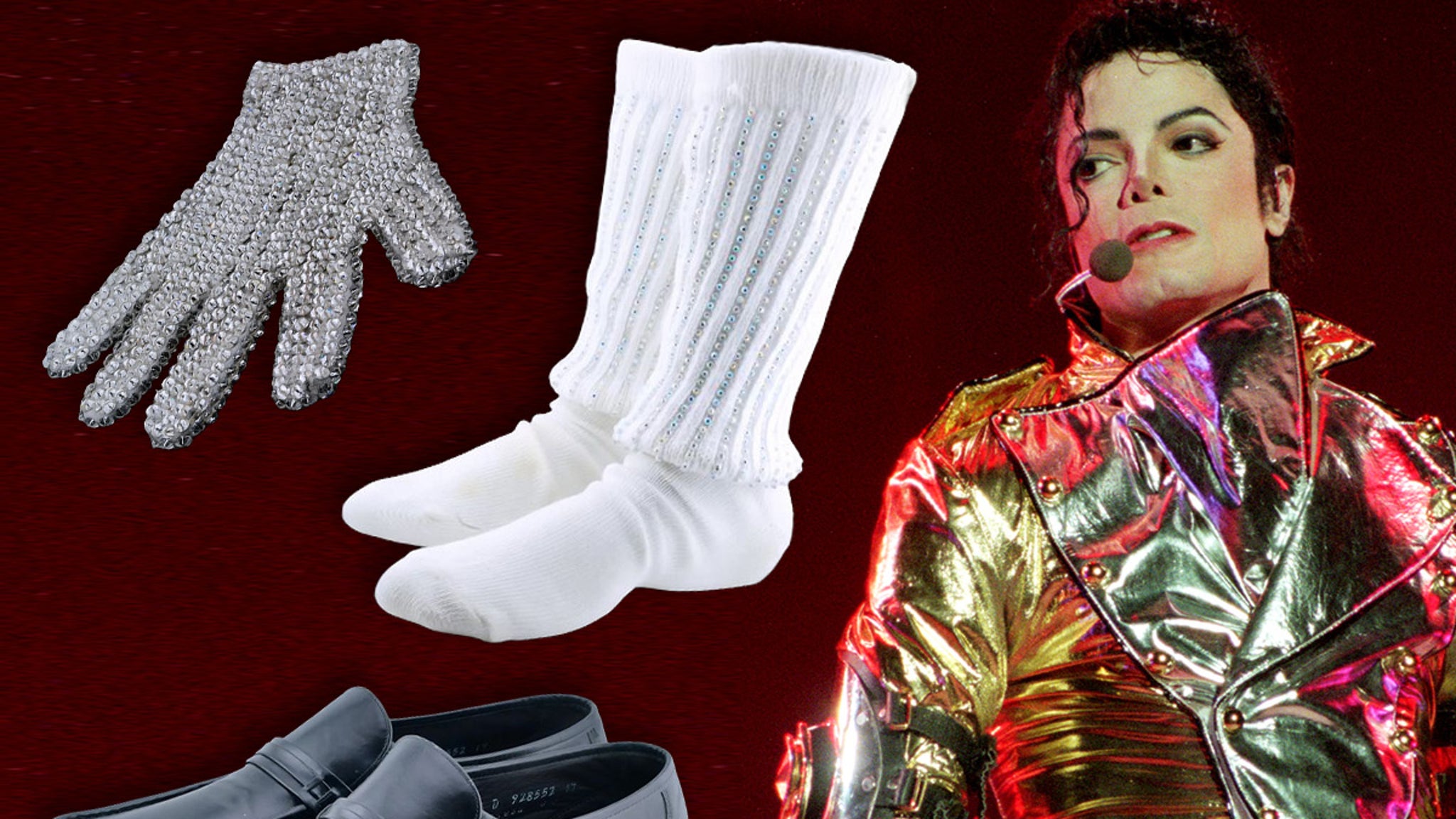 Michael Jackson's Crystal Gloves, Fedora for Sale at Auction