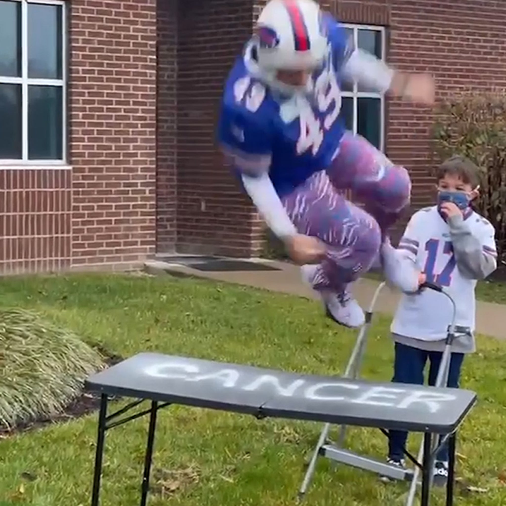 Buffalo Bills Fan Smashes After Smashing Cancer, Epic Video!