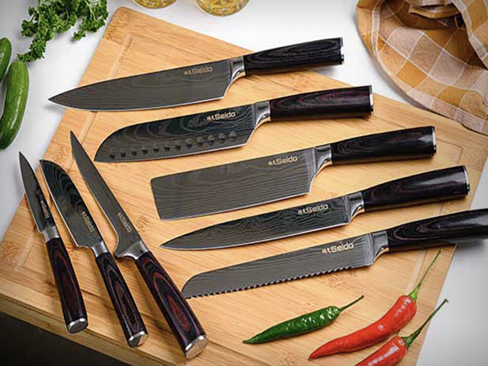 We slashed the price on this Japanese kitchen knife set to $90