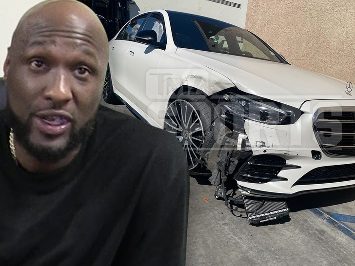 Lamar Odom Concerned In Automotive Crash, Smashes Up Mercedes-Benz