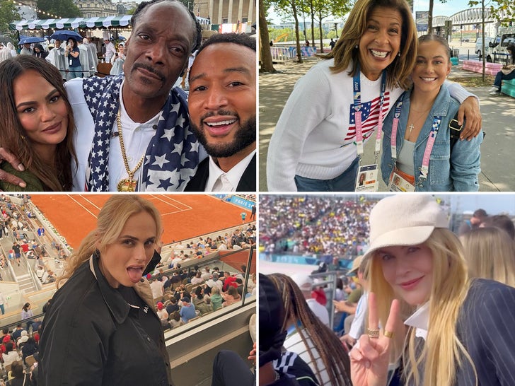 Celebs In Paris For 2024 Olympics
