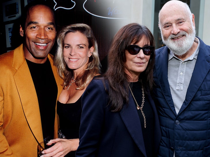 rob reiner and michele nicole brown simpson and oj getty comp