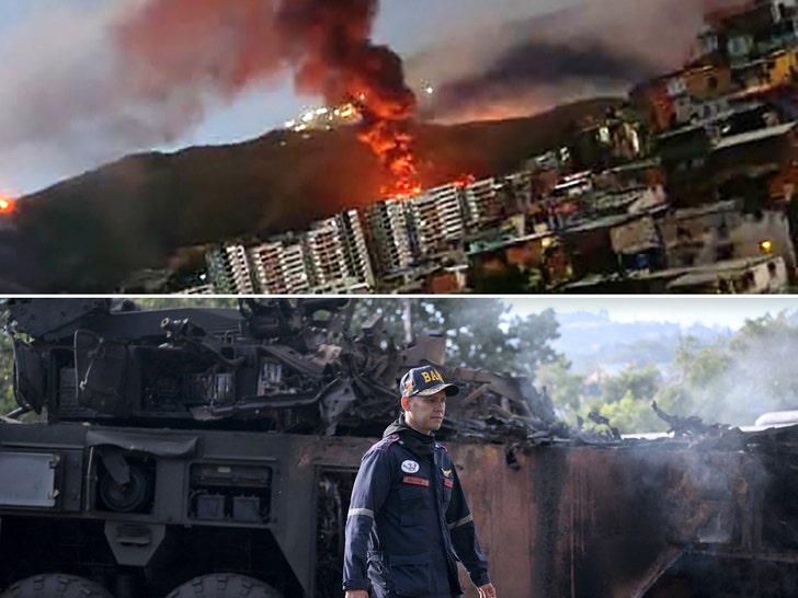 Views of the Fiery Destruction in Venezuela