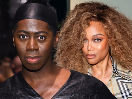 J Alexander and tyra banks getty 1