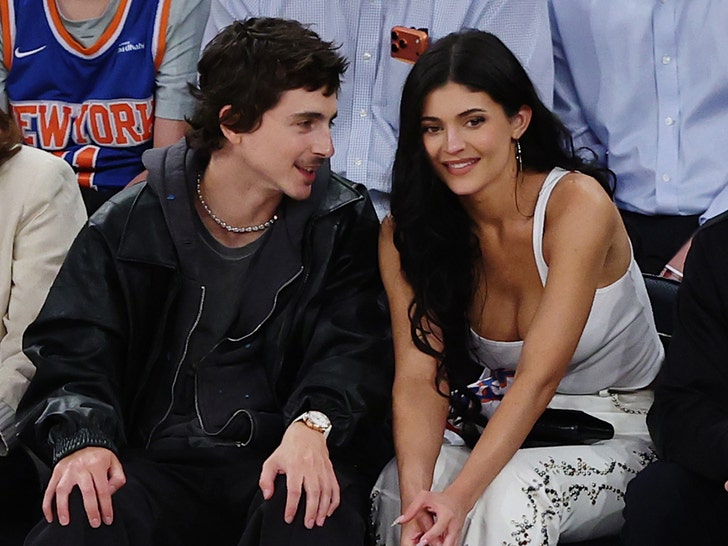 Timothée Chalamet and Kylie Jenner getty 1