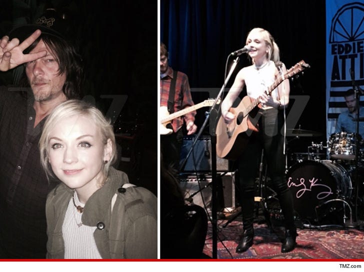 Norman reedus and emily kinney married