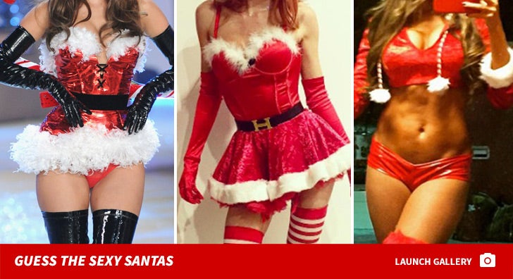 Sexy Celeb Santas -- Guess Who!