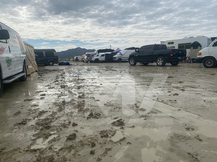 Burning Man Site Rained Out Flooded Festivalgoers Trapped