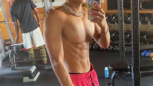 Celebrity Quarantine Workouts -- At Home Gyms!