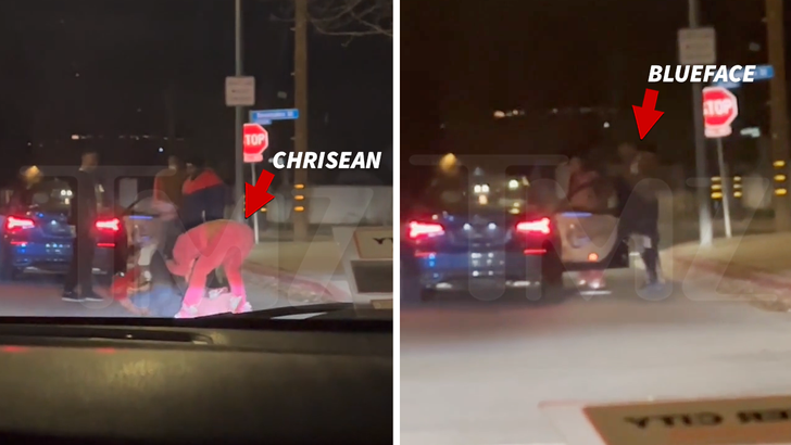 Chrisean Rock, Arabasına Blueface Getirmeye Çalışırken İki Kadınla Dövüşüyor