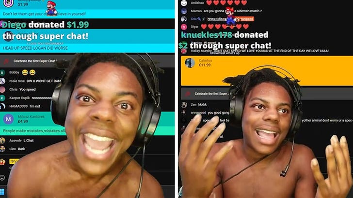 KSI Clowns IShowSpeed Over Wardrobe Malfunction, More Like 'I Show