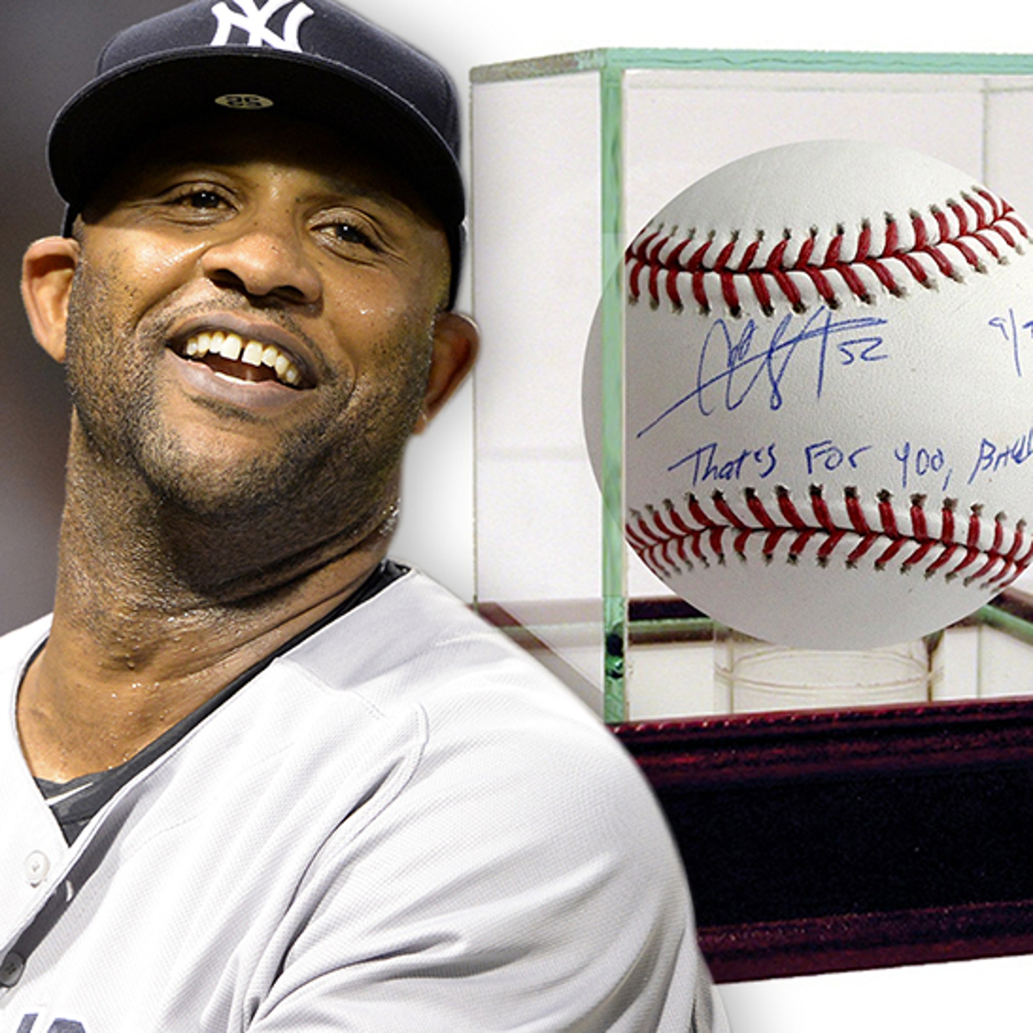 CC Sabathia Signs 'That's For You, B*tch' Balls, Immortalizes Famous  Ejection
