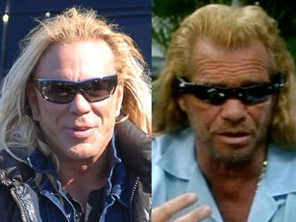 Mickey Rourke and Duane Chapman