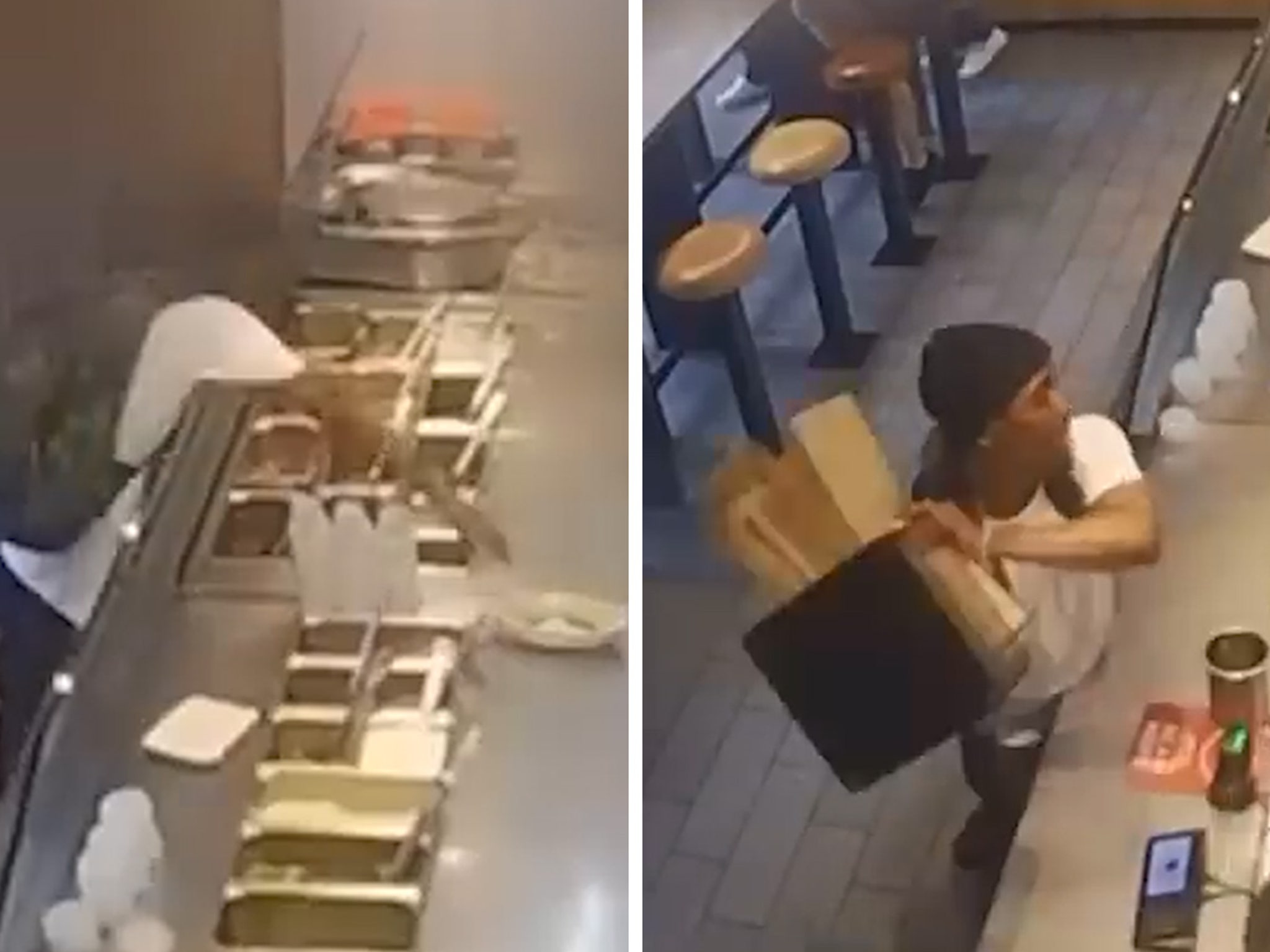 Man Jumps Over Starbucks Counter To Steal Box of Popular Stanley Cups