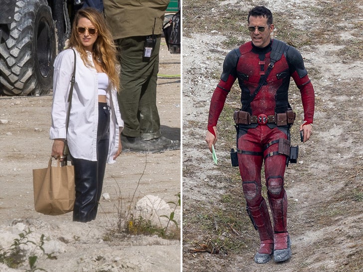Blake Lively And Kids Join Ryan Reynolds On 'Deadpool 3' Set