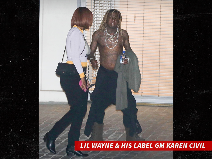 Lil Wayne & His Label GM Karen Civil