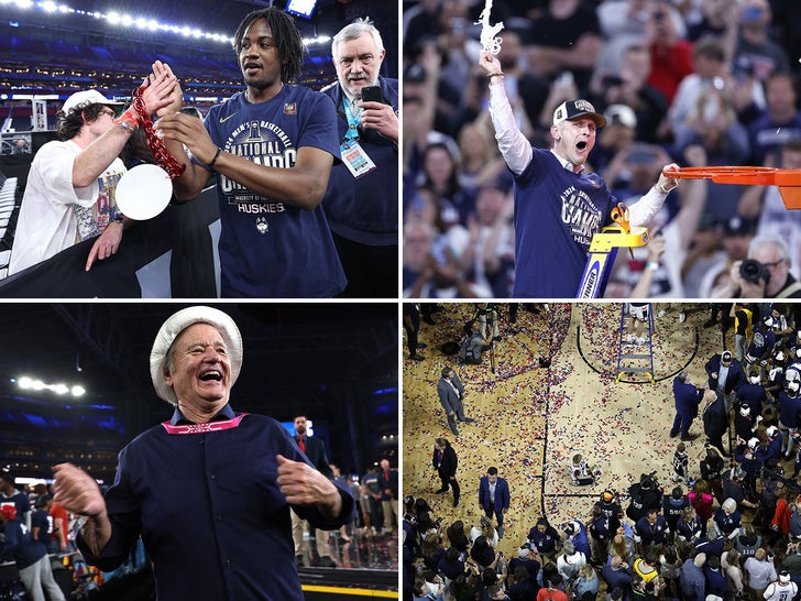 Uconn Celebrates NCAA Championship Win