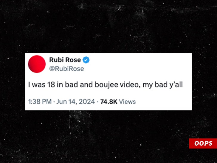 rubi rose tweet oops swipe